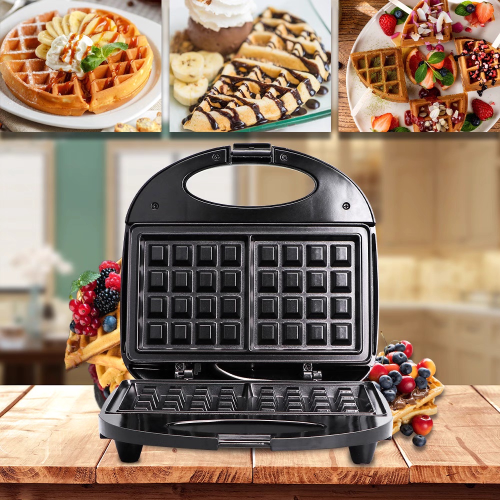6-in-1 Sandwich Maker & Waffle Machine – Multi-Function Breakfast Toaster Grill - Image 4