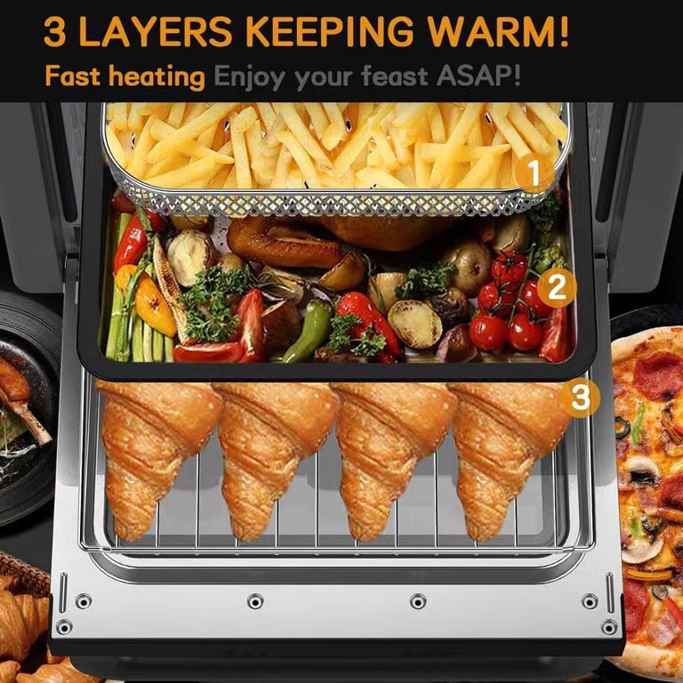 Silver Crest 15L Air Fryer Oven – Oil-Free & Healthy Cooking | All-in-One Air Fryer, Oven, Grill & Rotisserie - Image 10
