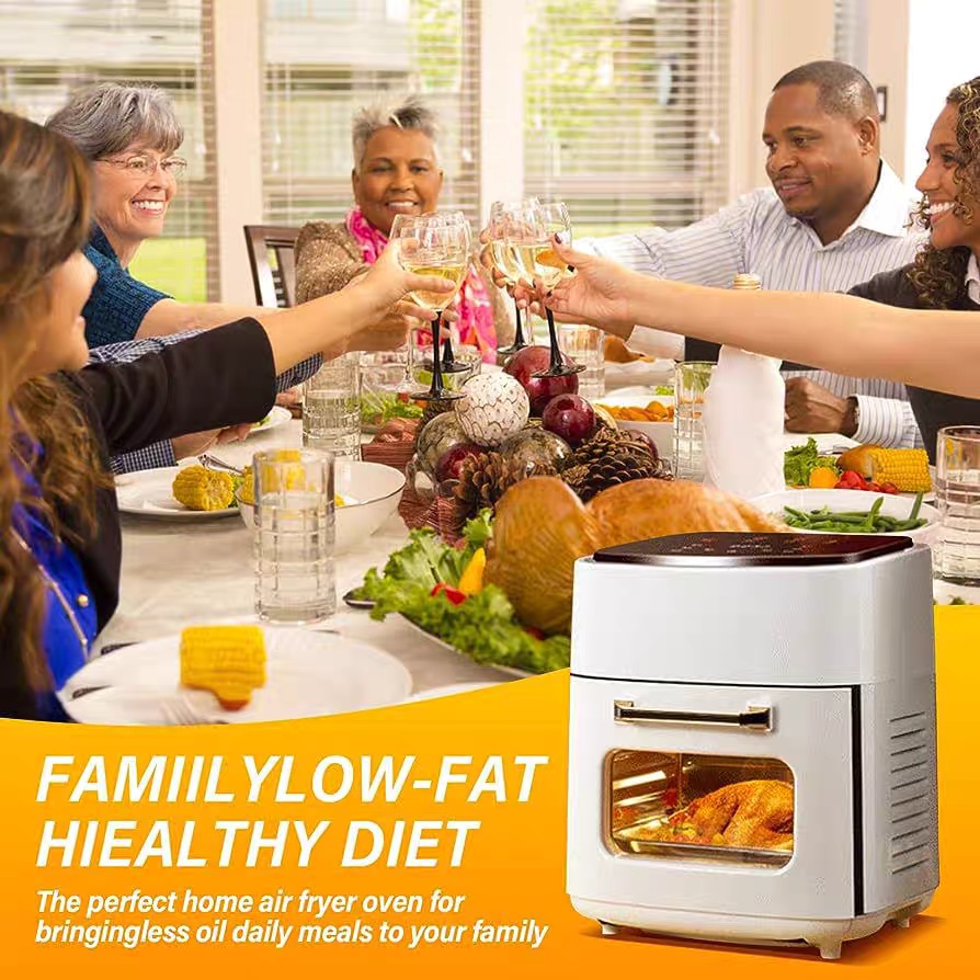 Silver Crest 15L Air Fryer Oven – Oil-Free & Healthy Cooking | All-in-One Air Fryer, Oven, Grill & Rotisserie - Image 3