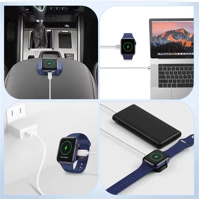 Portable Wireless Watch Charger – Dual Interface (Type-C & 8-Pin) - Image 6