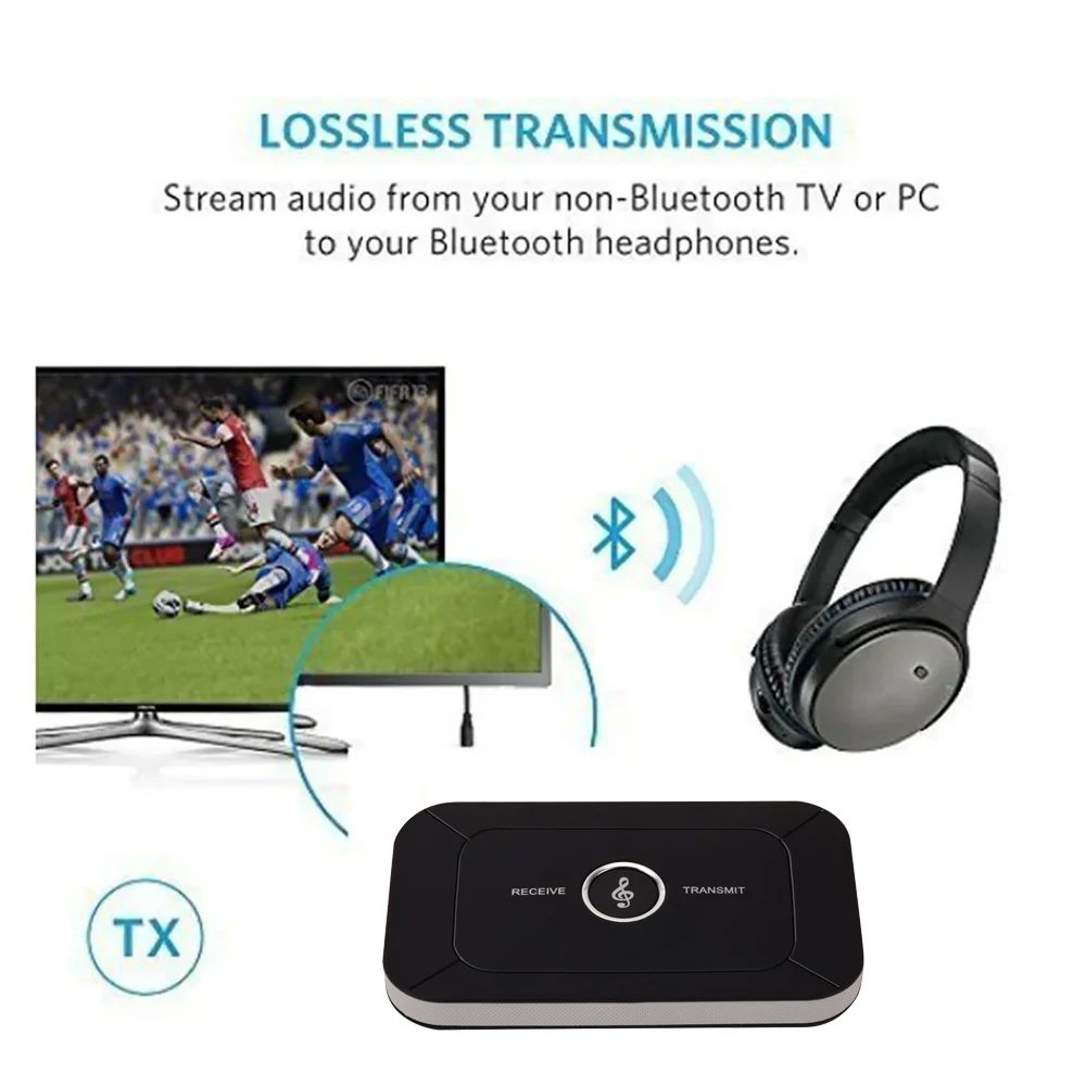 Bluetooth 5.3 Audio Transmitter & Receiver – Dual Mode Wireless Adapter - Image 2