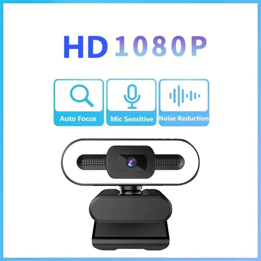 Portable Full HD 1080P / 2K / 4K Webcam – Auto Focus USB Camera for PC & Laptop