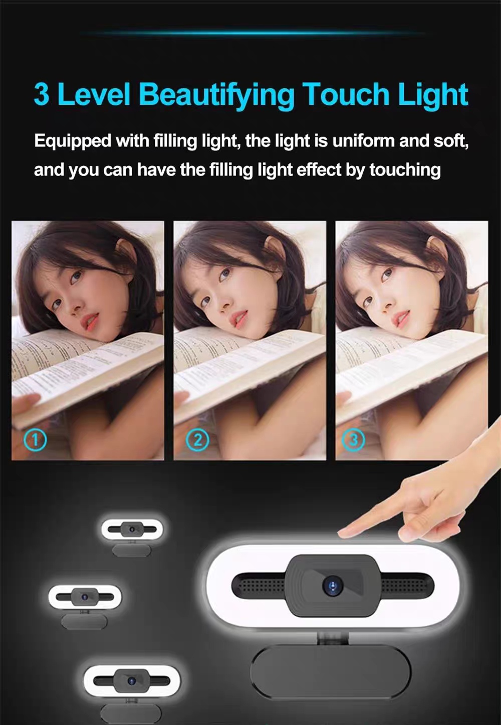 Portable Full HD 1080P / 2K / 4K Webcam – Auto Focus USB Camera for PC & Laptop - Image 10