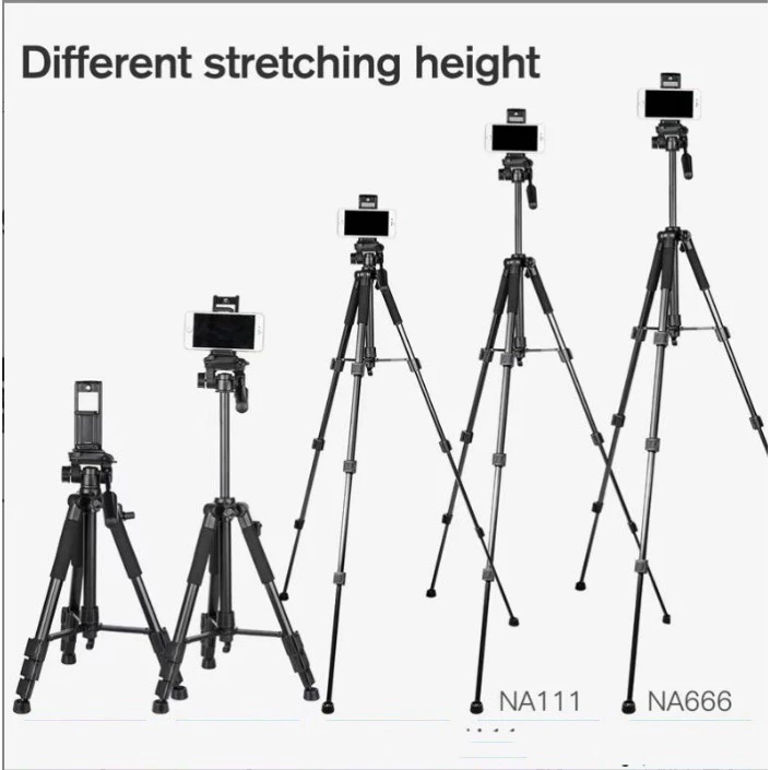【ALUMINUM】Tripod Stand – 55–160cm Adjustable Height | Premium Alloy | Lightweight & Stable for Phone/Camera - Image 5