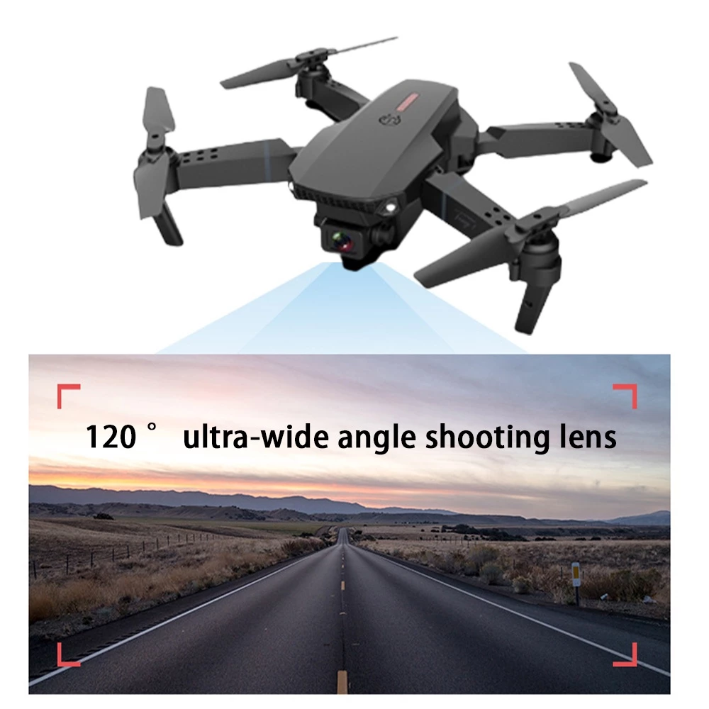 E88 Foldable RC Quadcopter Drone – 4K HD Camera | WiFi FPV | Altitude Hold | Follow Mode - Image 6