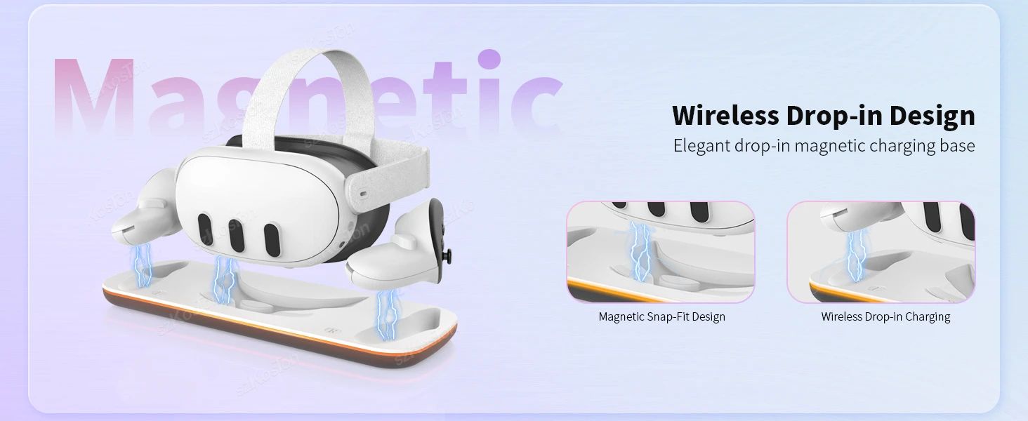 Wireless Bluetooth Headphones – HiFi Sound | Noise Cancelling | Over-Ear Design for All-Day Comfort | Compatible with Meta Quest 3 - Image 4