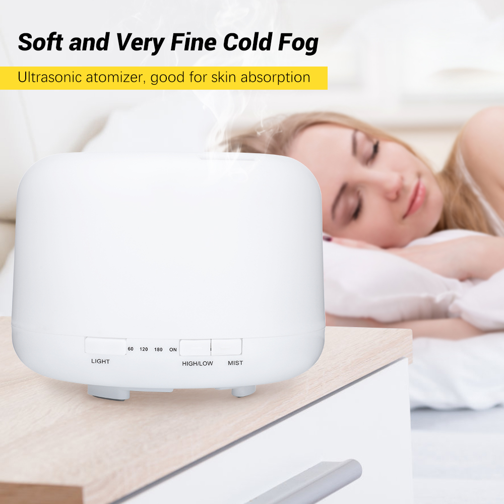 500ML Air Humidifier & Essential Oil Diffuser – Cool Mist Aroma Diffuser for Home, Office & Bedroom - Image 2
