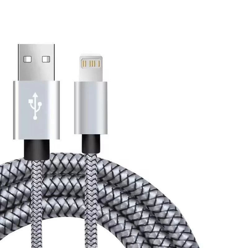 Quick Charge USB Cable for iPhone & iPad – 2m Data Charger Cord for iPhone 15, 14, 13, 12, 11 Pro Max, XS, XR, 8, 7, 6, SE 2 & More