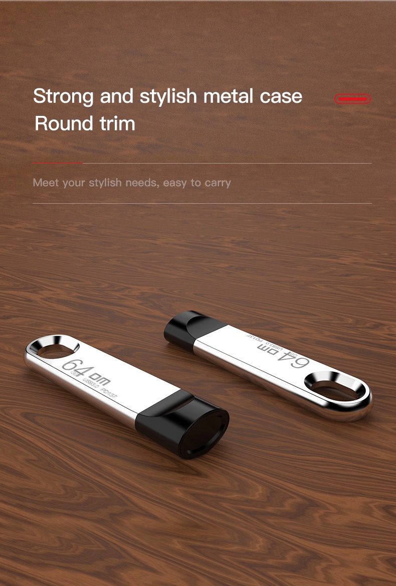 New USB Flash Drive 128GB – Metal Pendrive | USB 3.0 High-Speed Memory Stick - Image 4