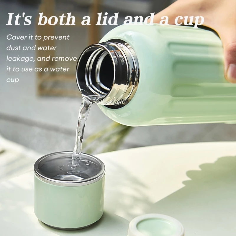 MOODNG Rechargeable Stainless Steel Electric Boiling Bottle – Wireless Heating & Constant Temperature for Baby Milk & More - Image 2