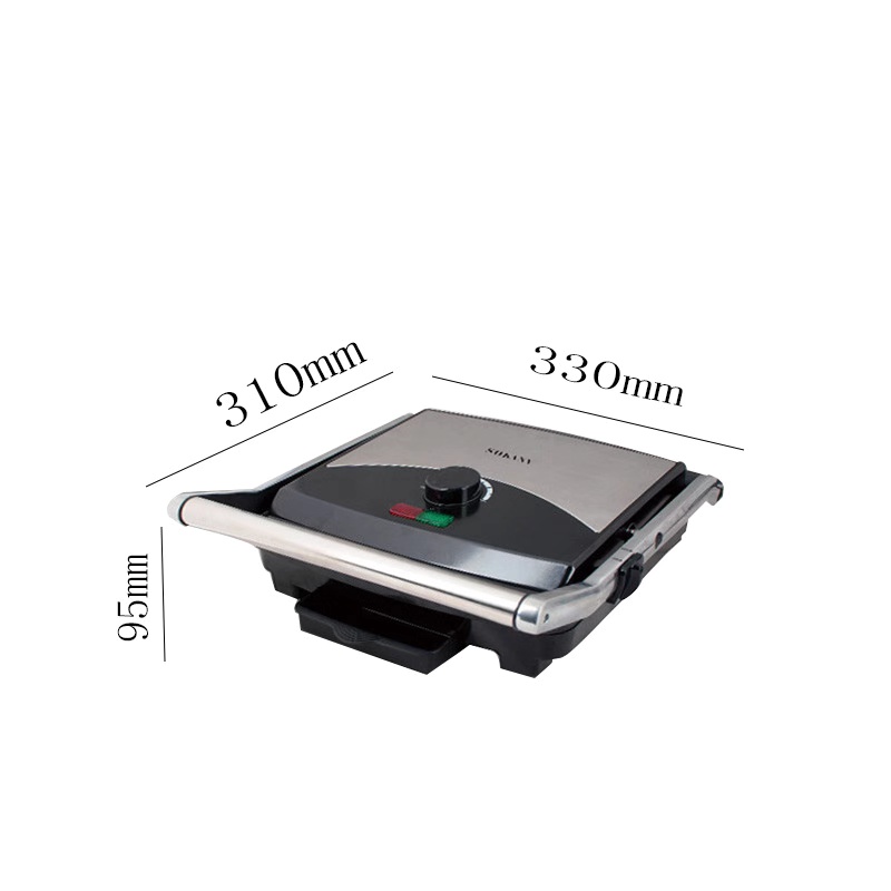 Sandwich Grill Maker – 2000W Electric Press for Toast, Steak & Grilled Meats - Image 2