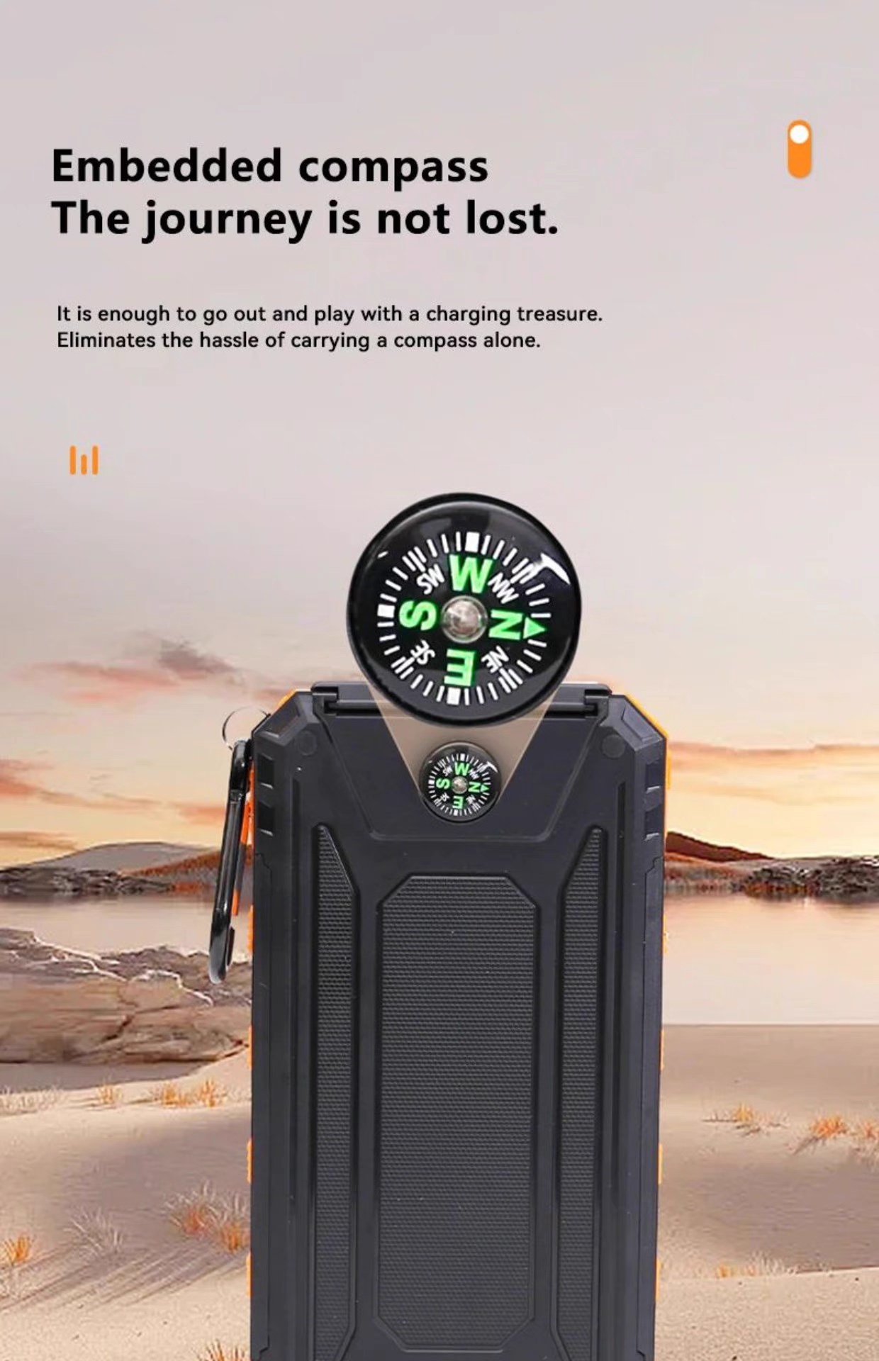 10000mAh Solar Power Bank – Perfect for Outdoor, Fishing, Camping & Emergency Use - Image 8